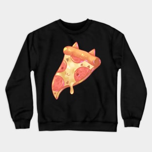 Cat Pepperoni Pizza Crewneck Sweatshirt